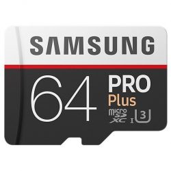 Флеш карта microSDXC 64Gb Class10 Samsung MB-MD64GA/RU Pro PLUS 2   adapter