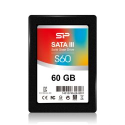 Накопитель SSD Silicon Power SATA-III 60Gb SP060GBSS3S60S25 S60 2.5 w490Mb/s