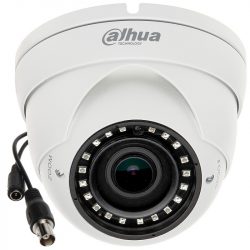 HDCVI видеокамера купольная DH-HAC-HDW1220RP-VF, 2Мп, вариофокальный объектив 2,7-13,5мм, поддержка AHD, TVI, CVBS, CVI