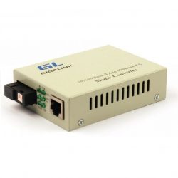 Конвертер GIGALINK UTP, 100Мбит/с, WDM, без LFP, SM, SC, Tx:1310/Rx:1550, 18 дБ (до 20 км) (GL-MC-UTPF-SC1F-18SM-1310-N)