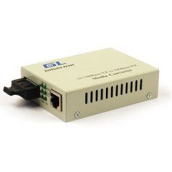 Конвертер GIGALINK UTP, 10/100Мбит/с, MM, 2xSC, 100Мбит/с, 850нм, 19 дБ (до 2 км) GL-MC-UTPF-SC2F-19MM-0850
