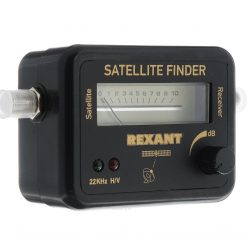 Измеритель уровня сигнала спутникового TV с двумя светодиодами  SF-20  (SAT FINDER)  REXANT 12-1102