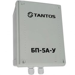 Блок питания импульсивный Tantos БП-5А-У 12В стаб., 5А, защита от КЗ на выходе, герметичный (уличный) IP56, -35+35 С