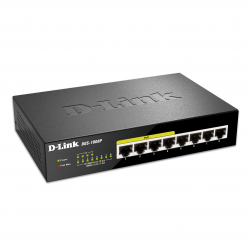 Коммутатор D-Link DGS-1008P/D1A 8 портов 1Гбит/сек.