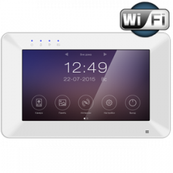 Монитор видеодомофона TANTOS Rocky Wi-Fi с диагональю 7″, встроенный модуль Wi-Fi, с поддержкой просмотра и управления на смартфоне (iOS, Android)