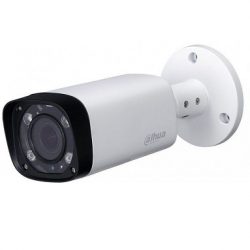 HDCVI Видеокамера цилиндрическая DAHUA DH-HAC-HFW1400RP-VF-IRE6 уличная, 4Мп, 1/3″ 4Mп CMOS; вариофокальный объектив: 2,7-13.5мм; дальность ИК: 60м