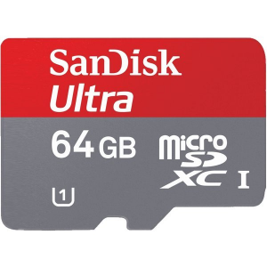 Флеш карта microSDXC 64Gb Class10 Sandisk SDSDQQ-064G-G46A High Endurance   adapter