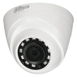 HDCVI Видеокамера купольная DH-HAC-HDW1000RP-0280B-S3, 1Мп, фиксированный объектив 2,8мм, поддержка AHD, CVI, TVI, CVBS