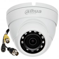 HDCVI Видеокамера купольная DH-HAC-HDW2401MP-0360B, 4Мп, фиксированный объектив 3,6мм
