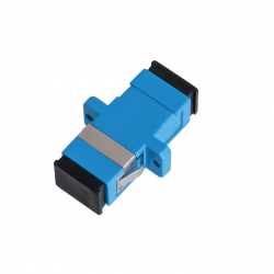 Адаптер NIKOMAX NMF-OA1SM-SCU-SCU-2 волоконно-оптический соединительный одномодовый 9/125мкм SC/UPC-SC/UPC одинарный пластиковый синий