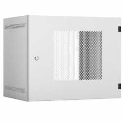 EC-WA-095440-W-P-GY Настенный шкаф 19″, 9U, перфорация, 540х400, серый