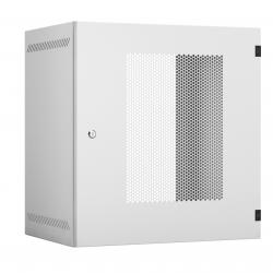 EC-WA-125440-W-P-GY Настенный шкаф 19″, 12U, перформация, 540х400, серый
