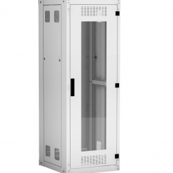 EC-FZ-336060-GMM-GY Напольный шкаф, 19″, 33U, стекло, 600х600, серый