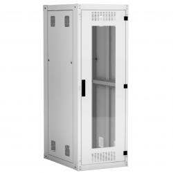 EC-FZ-336080-GMM-GY Напольный шкаф, 19″, 33U, стекло, 600х800, серый